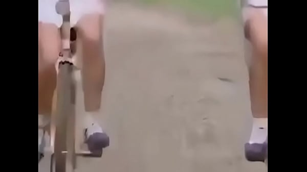 When a girl wants to masturbate right on the bike